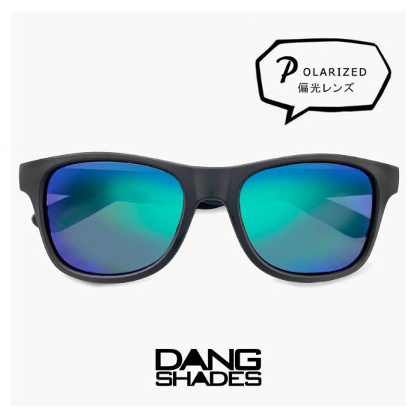 ダンシェイディーズ 偏光 サングラス vidg00383 LOCO ロコ DANG SHADES 偏光サングラス dangshades ウェリントン型 フレーム 黒 ブラック フレーム