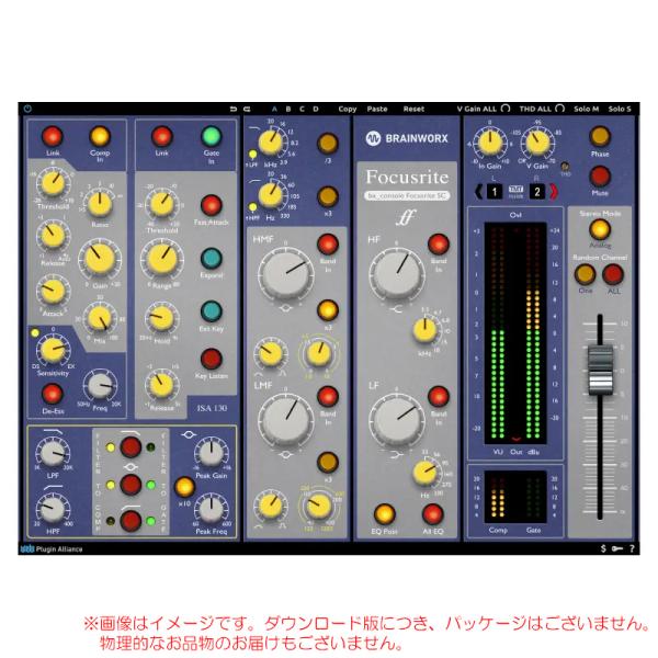 PLUGIN ALLIANCE BRAINWORX BX_CONSOLE FOCUSRITE SC