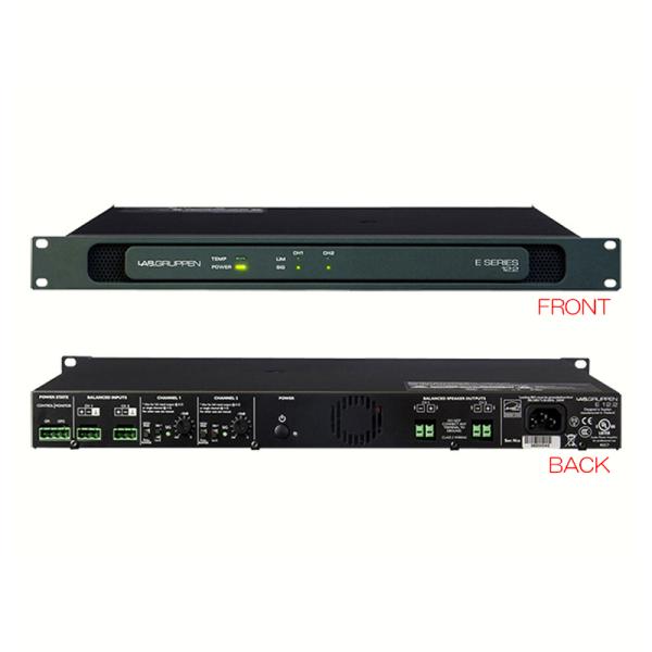 パワーアンプ LAB GRUPPEN E12:2 1200w Lab.gruppen E 12:2 Power Amplifier