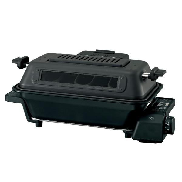 魚も肉も野菜も、多彩なグリル料理がこれ一台で楽しめます。焼き魚は両面パリッと中はふんわり、お肉はこんがりジューシーに、野菜も焼き目がついて、おいしく仕上がります。触媒フィルター搭載で、煙やニオイ成分を約90%カットできるため、調理中の煙やニ...