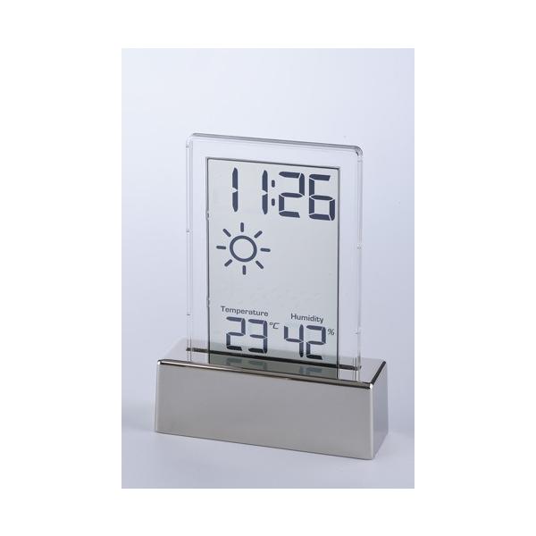 天気予報時計　Metal Base