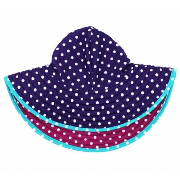 Rufflebutts ラッフルバッツ スイムハット 帽子 ベリー グレープ ポルカドット リバーシブル 3t 6 並行輸入品 109 237 9 154