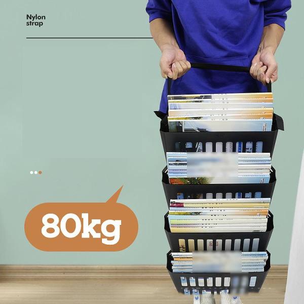 商品名:本棚 サイドワゴン デスクサイド 本棚 キャスター付き 書類棚 収納棚 大容量 収納ラック デスク整理 ファイルワゴン 雑誌収納 ワゴンラック 文具 絵本 漫画 雑誌 ブックスタンド                         ...