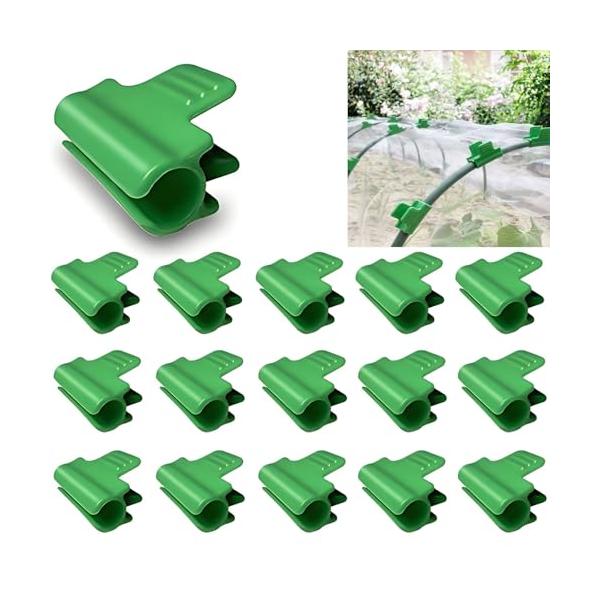 園芸用フィルムクリップ トンネル栽培用パッカー プレミアムクリップ トンネル用支柱 6サイズ展 5 6 8 11 16 20mm 高耐久PE素材 温室ビニール 遮光ネ