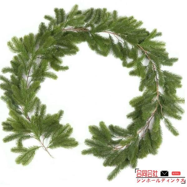 緑の松のピックはすべてリアルです。それぞれの松の小枝は、厚さが異なり、自然な形で、色が活気に満ちており、本物の松の枝のように、自然の美しさを与えます。このツタのガーランドの葉の葉は緑で、非常に自然で鮮やかに見えます。想像力と創造性を使用して...