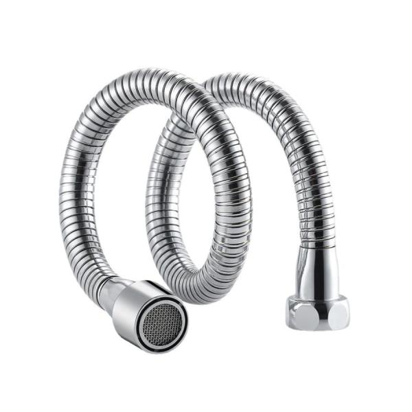 【360度回転】自在に回転し、シャワーヘッドの向きを調整できる。蛇口シャワーは、任意の角度で回転できます。、水流の方向を自由に調整できる。蜂窩孔出水設計により飛沫を有効に防止し、水を節約することができます。は水道水が優しく出るため、洗い物が...