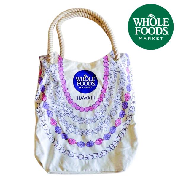 新品未使用　タグ付き  WHOLE FOODS MARKET TAG ALOHA WHOLE FOODS MARKET HAWAII TAG ALOHA TOTE BAG ホールフーズ