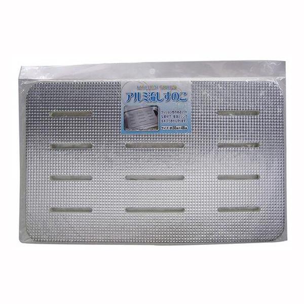 クッション性のある素材でシンクや食器のキズつきを防ぐ発泡ポリエチレン製のソフトな素材を使用。定番生産地 日本サイズ 商品サイズ（約）：W300×D480×H12mm商品重量（約）：48.5g素材 表面：PETアルミ蒸着フイルム本体：ポリエチ...