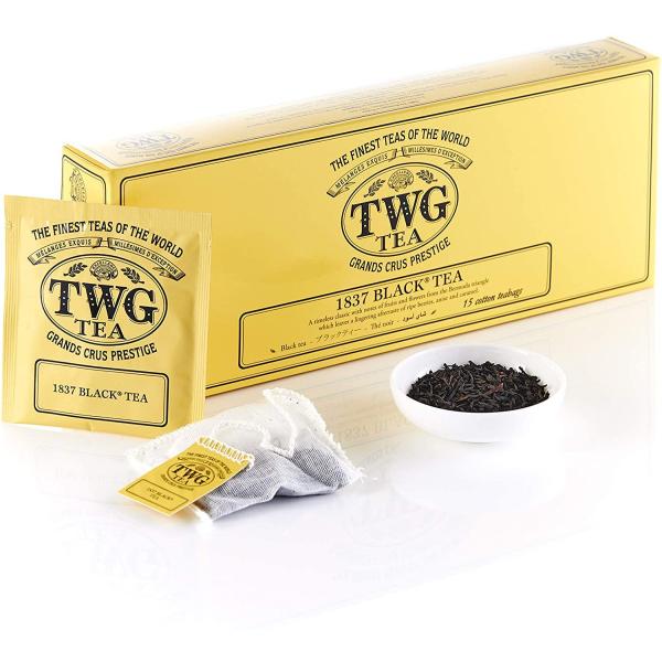 TWG 紅茶 ブラックティー 1837 ティーバッグ 15個入り : サニー