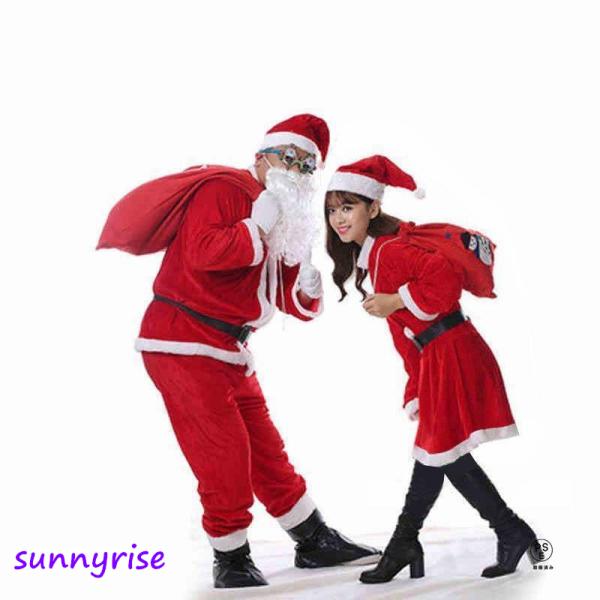 サンタクロース 衣装 コスチューム 大人用 メンズ コスプレ 衣装 セット もこもこサンタ衣装 クリスマス 帽子 パーティー衣装 イベント プレゼント