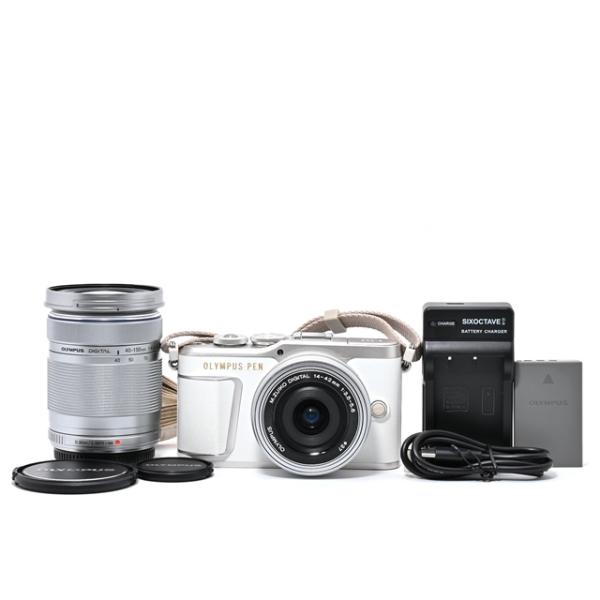 OLYMPUS E-PL1 ダブルズームキット ホワイト付属品完備品 Amazon | OLYMPUS マイクロ一眼 PEN E-PL1ダブルズームキット ホワイト
