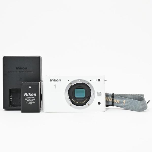 並品＞ Nikon 1 J1 ボディ ホワイト｜ミラーレス一眼｜1010万画素