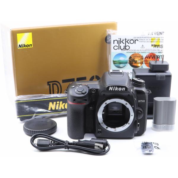 ほぼ新品＞ Nikon デジタル一眼レフカメラ D7500 ボディ ブラック