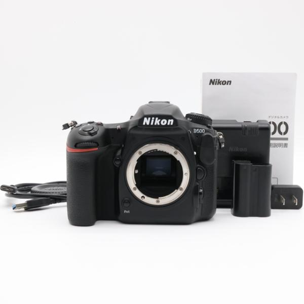美品 元箱付】 ニコン Nikon D500 ボディ <シャッター14400> 美品