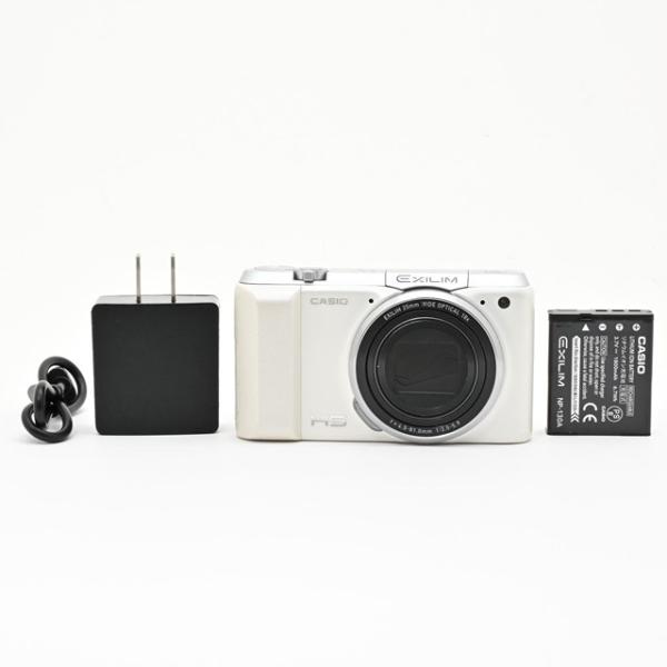 並品＞ CASIO デジタルカメラ EXILIM EXZR850WE ホワイト : Sunnys