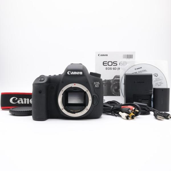＜美品＞Canon EOS 6D ボディ｜フルサイズ一眼レフカメラ｜2020万画素CMOS×DIGIC 5+｜シャッター1290枚
