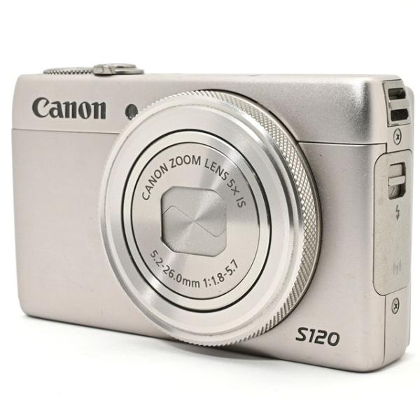 ＜難有品・ジャンク品＞Canon PowerShot S120 シルバー｜通電不可｜明るいF1.8レンズ搭載｜修理ベース向け
