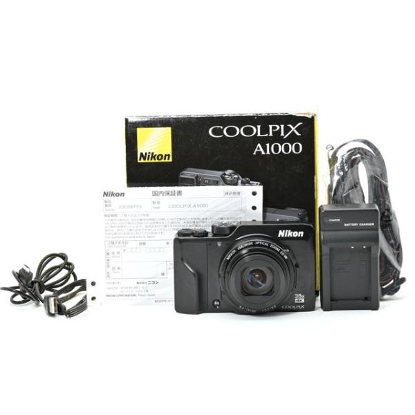 ＜良品＞Nikon COOLPIX A1000｜35倍光学ズーム×RAW撮影対応｜4K動画撮影搭載｜元箱付き