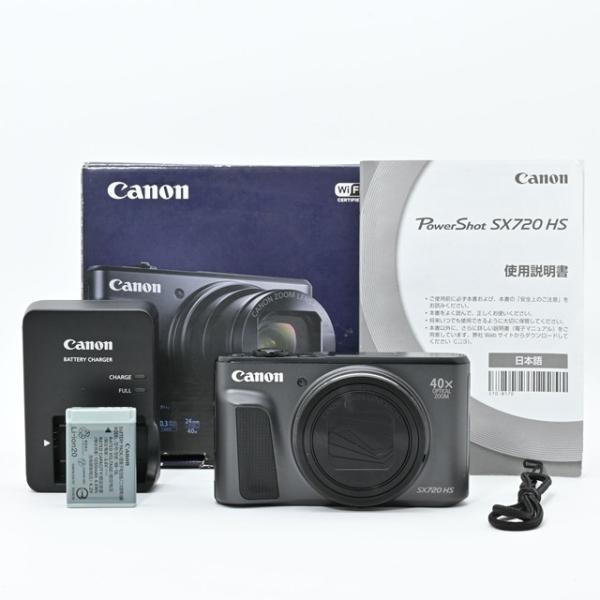 良品＞ Canon PowerShot SX720 HS ブラック｜光学40倍ズーム×高画質