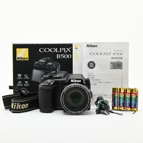 良品＞ Nikon COOLPIX B500｜40倍光学ズーム｜チルト液晶搭載｜単三