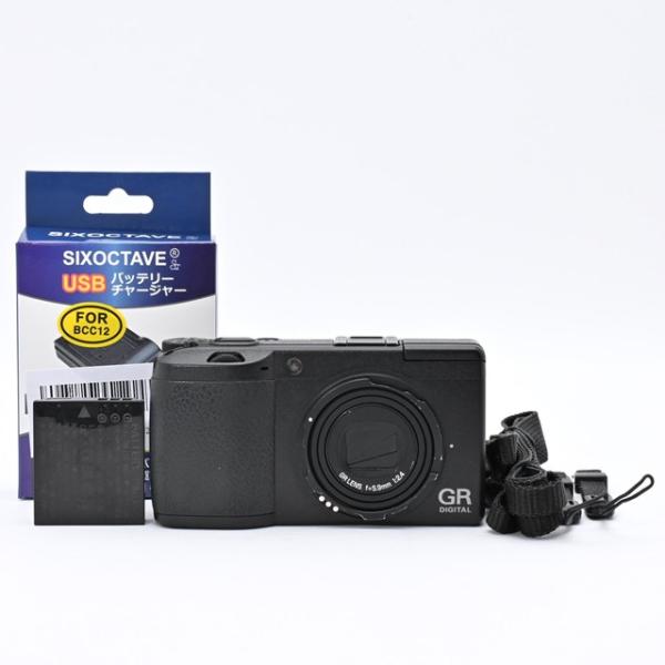 ＜良品＞ RICOH GR DIGITAL II｜最大2GB SDカード対応｜リングキャップ欠品｜スナップ撮影向け高級コンパクト
