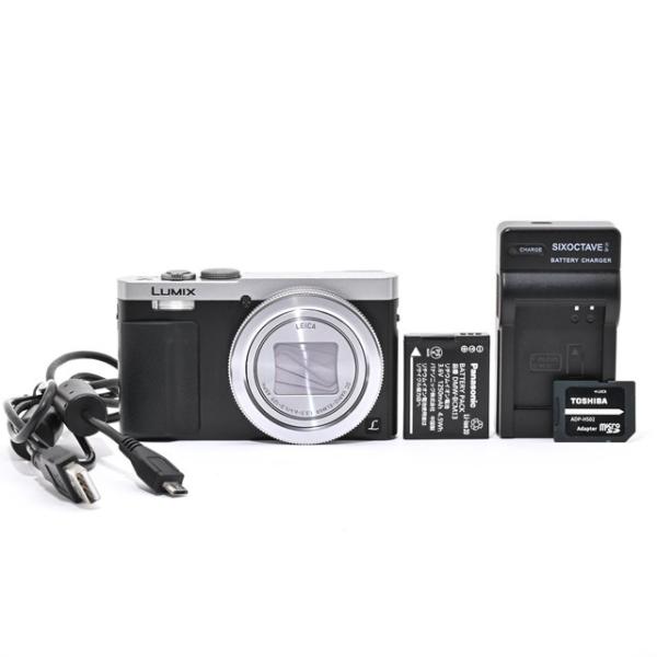 ＜良品＞パナソニック LUMIX TZ70 シルバー｜光学30倍ズーム｜高倍率コンパクト｜外観美品｜旅行・日常スナップに最適モデル
