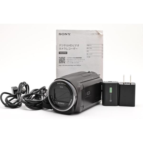 美品＞ SONY HDR-CX670 ボルドーブラウン｜HDビデオカメラ Handycam