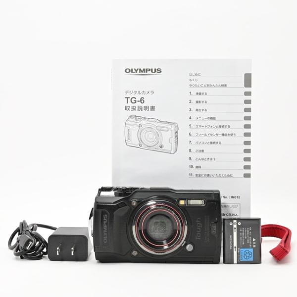 難有・ジャンク品＞ OLYMPUS Tough TG-6 ブラック｜防水コンパクト