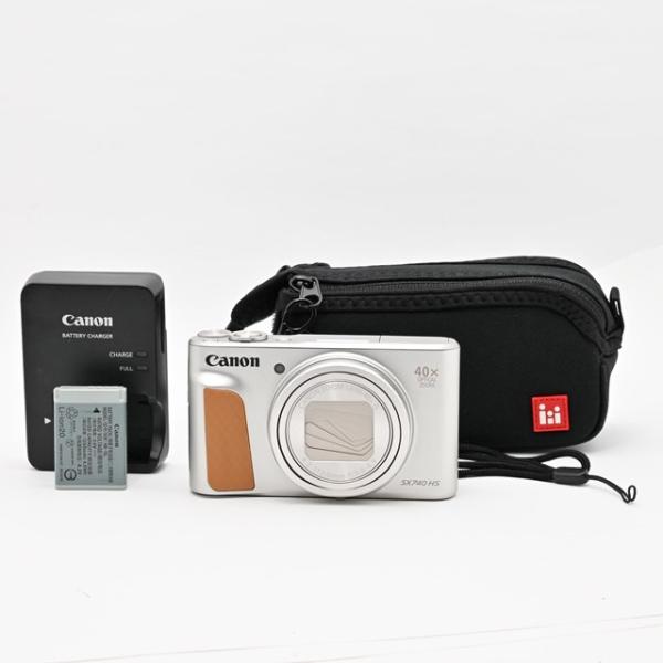 良品＞ Canon コンパクトデジタルカメラ PowerShot SX740 HS シルバー