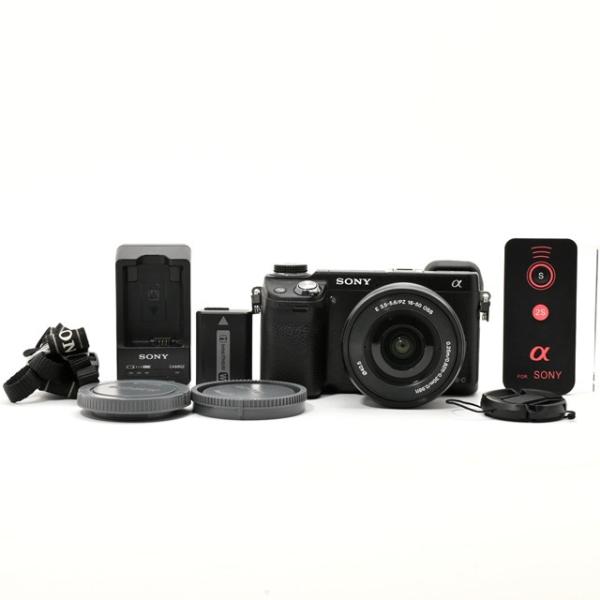 ▪️美品▪️ソニー SONY α NEX-6ズームレンズキット ブラック 良品＞ SONY ミラーレス一眼カメラ α NEX-6ズームレンズキット