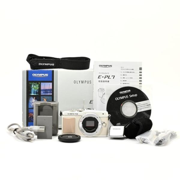 OLYMPUS PEN E-PL7 ホワイト ミラーレスカメラ 美品 良品＞ OLYMPUS ミラーレス一眼 PEN E-PL7 ボディ ホワイト : Sunnys