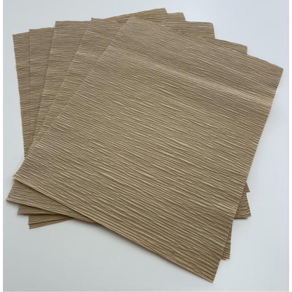 クレープ紙 茶 370mm×480mm 990枚セット ( しわ紙 陶芸用 引越し  脱プラ ボーガスペーパー )