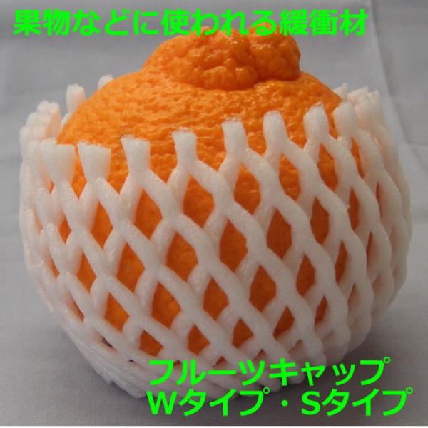 HN-60L フルーツキャップ シングルタイプ 60mm 白　　5200枚  ( 個人様宛不可 要事業者名 送料無料 ) 果物ネット フルーツネット 緩衝材 保護材 クッション 白
