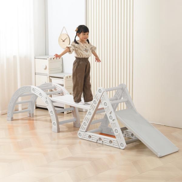 爆買 ジャングルジム 滑り台 バランスボード 平均台 子供 筋トレ 体幹 トレーニング バランスゲーム 室内遊具 子供の体幹を鍛える グッズこちらのジャングルジムは、子供の体幹を効果的に鍛えるための室内遊具です。バランスボードや平均台として...