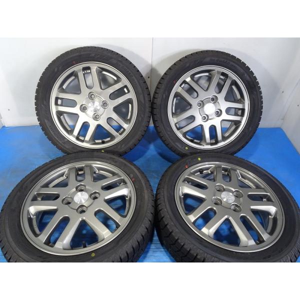 165/55 r15 タイヤ 4本 エンケイ ホイールセット 中古 sunpowerworldgarage_fuk-e14437
