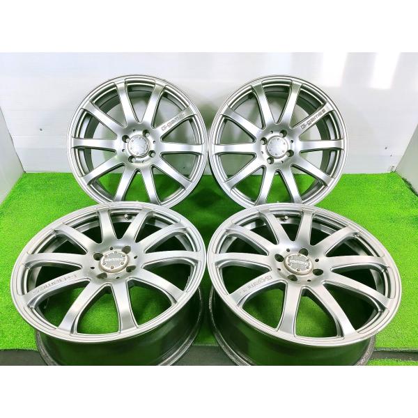 RAYS ◇RAYS G．GAMES◇17x7J +42 4穴 100 中古 アルミホイール 4本