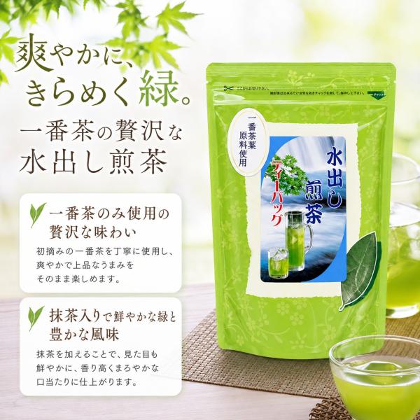 水出し煎茶ティーバッグ5g×15個 | 一番茶原料使用 | 高品質緑茶
