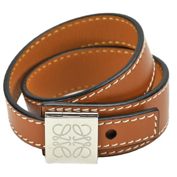 送料無料お手入れ要らず LOEWE ロエベ ブレスレット ウーブン バングル