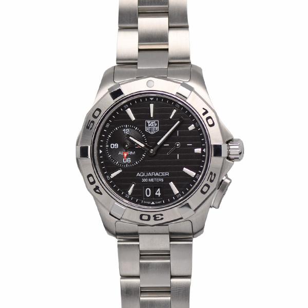 タグホイヤー TAG Heuer アクアレーサー グランドデイト アラーム メンズ クォーツ 300m防水 ブラック 黒文字盤 WAP111Z.BA0831 中古