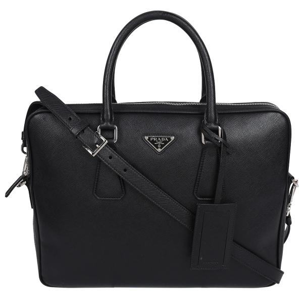PRADA（プラダ） トライアングルロゴ 2way ビジネスバッグ ブリーフ