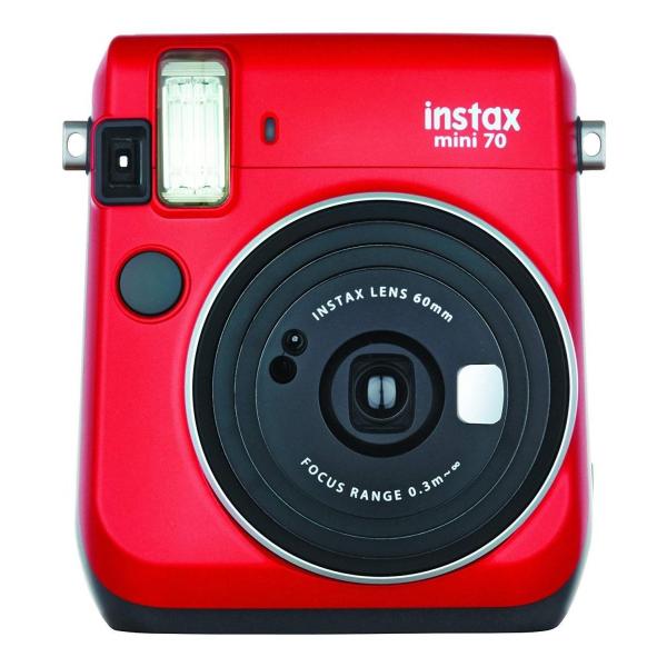 激安 新品即出荷可 Fujifilm インスタントカメラ チェキ Instax Mini Mini 70n レッド アルバム1冊 フイルム枚 アルバム1冊 セット