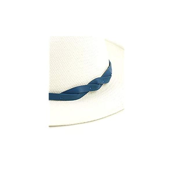 ヘレンカミンスキー Helen Kaminskiレザーベルト付き中折ハットパナマ帽 Taim Taim 343 F フリー Chja Cianilugano Ch