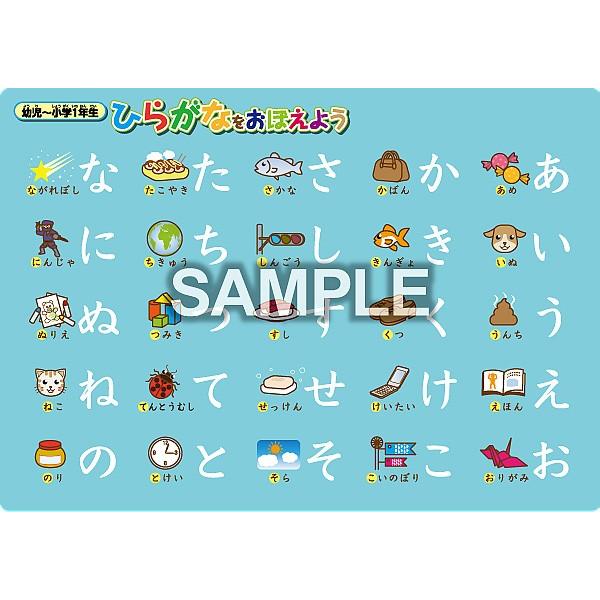 学習ポスター ひらがなをおぼえよう 2枚組 部屋用 小学生 幼児 国語 A5サイズ Srtgs Kg0001 サンライズ長野yahoo ショップ 通販 Yahoo ショッピング