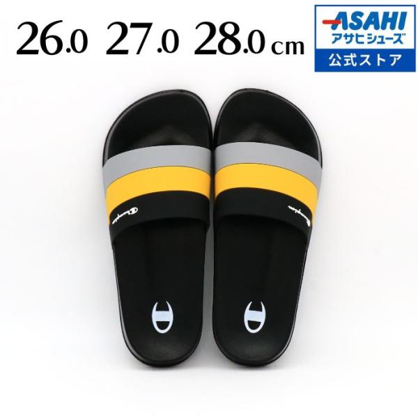 サンダル シャワーサンダル メンズ スリッパ チャンピオン GB S22049 ブラック/イエロー 海 川 プ−ル ビーチ