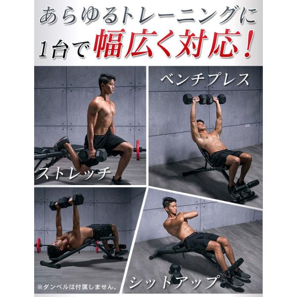 トレーニングベンチ 折りたたみ 3WAY 角度調整 腹筋 背筋 フラットベンチ インクラインベンチ フィットネスベンチ シットアップベンチ 筋トレ SR-AND005D-BK /【Buyee】 トレーニングベンチ 折りたたみ 3WAY 角度調整 腹筋 背筋 フラットベンチ インクラインベンチ フィットネスベンチ シットアップベンチ 筋トレ SR-AND005D-BK /【Buyee】