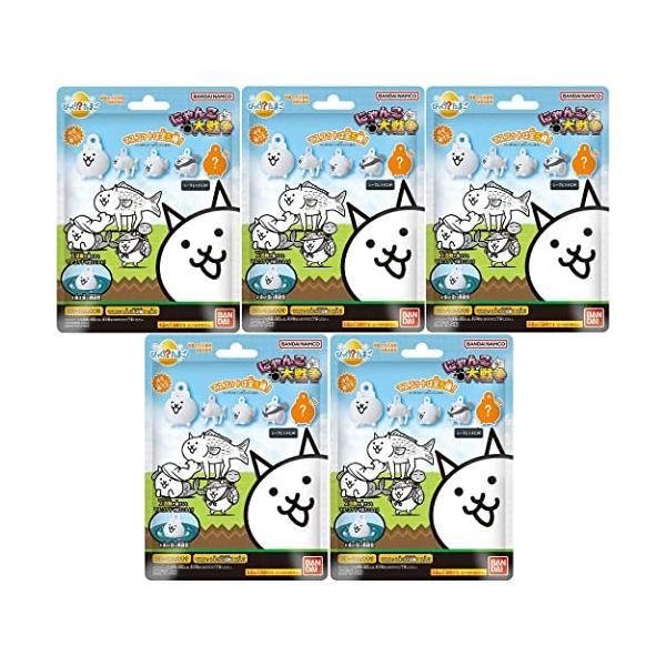 5個セット】 びっくらたまご にゃんこ大戦争 バスボール 入浴剤