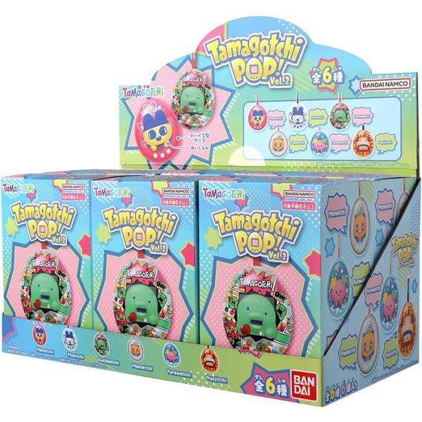 Tamagotchi POP! キャラクターキーホルダー 2個セット たまごっち Tamagotchi Pop! Vol.2 1BOX(6個入り) ｜ BANDAI バンダイ