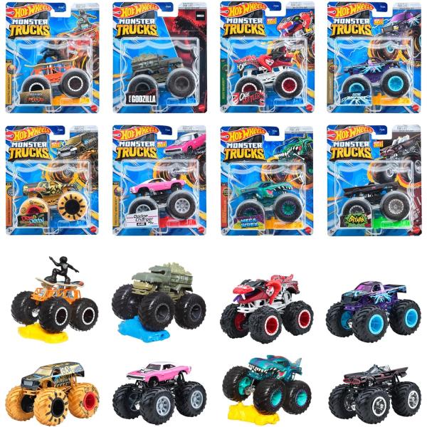 Hot Wheels トラック　まとめ売り　ホットウィール　3台　セット ホットウィール(Hot Wheels) モンスタートラック 1:64アソート