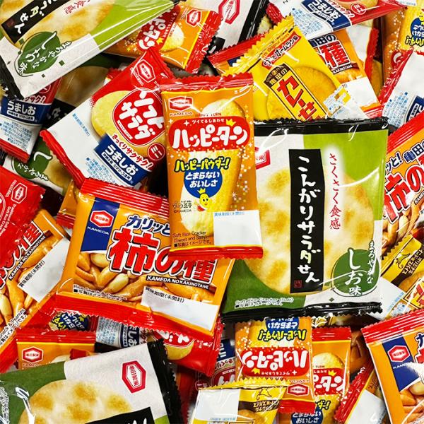 亀田製菓 ミニサイズ5種 各20袋 計100袋 詰め合わせセット (ハッピー