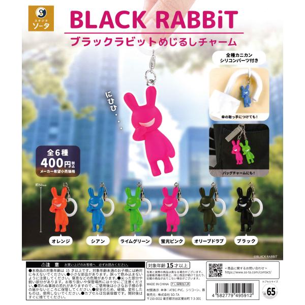 BLACK RABBiT めじるしチャーム 【全6種 コンプリート セット